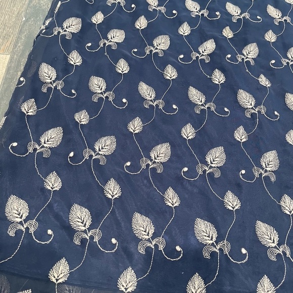 Vintage Compagnie Internationale Express Embroidery Leaves Leaf Maxi Skirt 5/6 - Picture 2 of 10